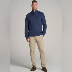 Nautica Quarter Button Collar Pull Over Sweater